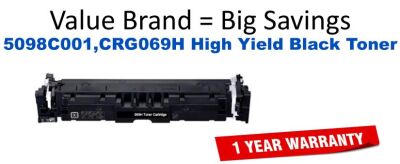 5098C001,CRG069H High Yield Black Compatible Value Brand toner