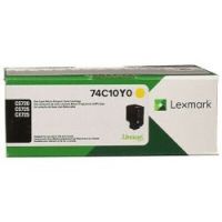 Lexmark 74C10Y0 Yellow Remanufactured Toner  3K Yield