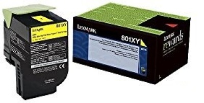 80C1XY0 Genuine Extra High Yield Yellow Lexmark Toner
