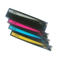 4-Pack 970XL,971XL High Yield Black,Cyan,Magenta,Yellow Compatible Value Brand Inks CN625AM,CN626AM,CN627AM,CN628AM