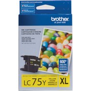 Genuine Brother LC75Y Yellow Ink Cartridge