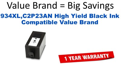 935XL,C2P26AN High Yield Yellow Compatible Value Brand ink