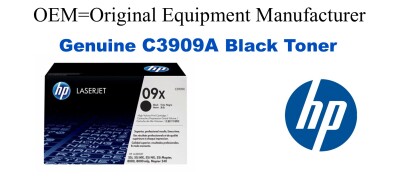 C3909X,09X Genuine High Yield Black HP Toner