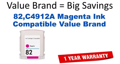 82,C4912A Magenta Compatible Value Brand ink