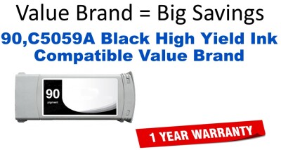 90,C5059A Black Compatible Value Brand ink