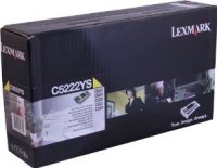 Genuine Lexmark C5222YS Yellow Toner Cartridge (3,000 Yield)
