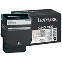 Genuine Lexmark C540H1KG Black High Yield Toner (2,500 Yield)
