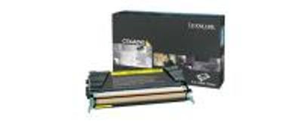 Genuine Lexmark C734A1YG Yellow Toner Cartridge (6,000 Yield)