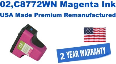 02,C8772WN Magenta Premium USA Made Remanufacturedink