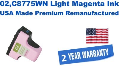 02,C8775WN Light Magenta Premium USA Made Remanufactured ink