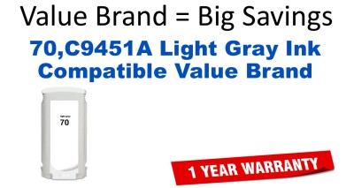 70,C9451A Light Gray Compatible Value Brand ink