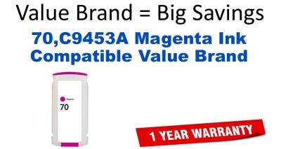 70,C9453A Magenta Compatible Value Brand ink