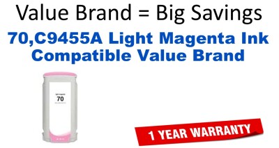 70,C9455A Light Magenta Compatible Value Brand ink
