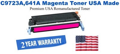 C9723A,641A Magenta Premium USA Remanufactured Brand Toner