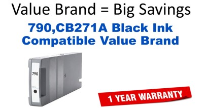 790,CB271A Black Compatible Value Brand ink