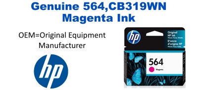564,CB319WN Genuine Magenta HP Ink