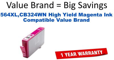 564XL,CB324WN High Yield Magenta Compatible Value Brand ink