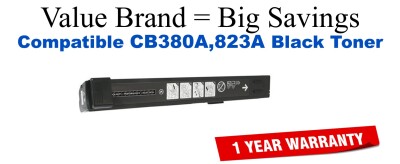 CB380A,823A Black Compatible Value Brand toner