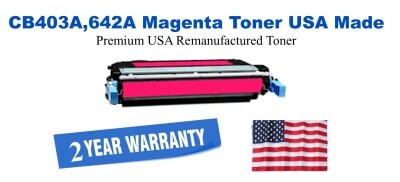 CB403A,642A Magenta Premium USA Remanufactured Brand Toner