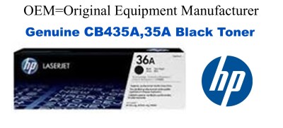 CB435A,35A Genuine Black HP Toner