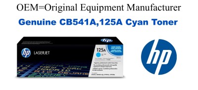 CB541A,125A Genuine Cyan HP Toner