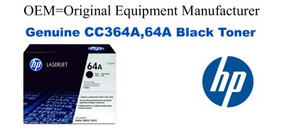 CC364A,64A Genuine Black HP Toner