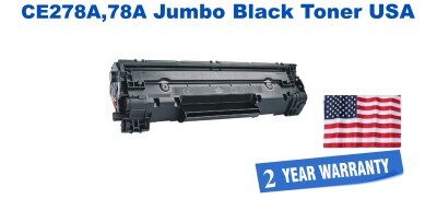 CE278A,78A Jumbo Premium USA Made Remanufactured HP Toner 50% Higher Yield