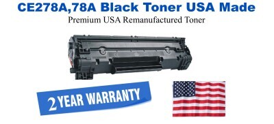 CE278A,78A Black Premium USA Remanufactured Brand Toner