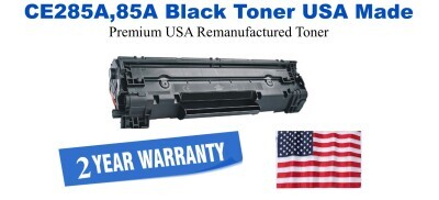 CE285A,85A Black Premium USA Remanufactured Brand Toner