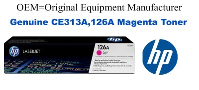 CE313A,126A Genuine Magenta HP Toner