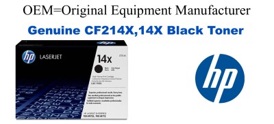 CF214A,14X Genuine High Yield Black HP Toner