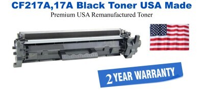 CF217A,17A Black Premium USA Remanufactured Brand Toner