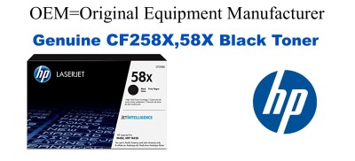 CF258X,58X Genuine High Yield Black HP Toner