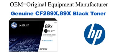 CF289X,89X Genuine High Yield Black HP Toner