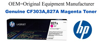 CF303A,827A Genuine Magenta HP Toner