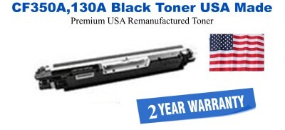 CF350A,130A Black Premium USA Remanufactured Brand Toner