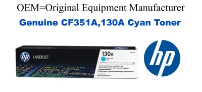CF351A,130A Genuine Cyan HP Toner