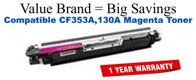CF353A,130A Magenta Compatible Value Brand toner