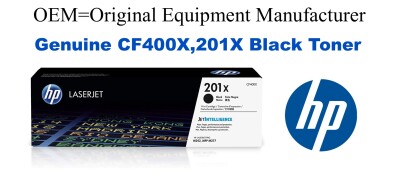 CF400X,201X Genuine High Yield Black HP Toner