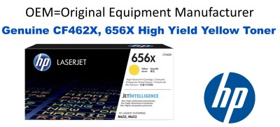 CF462X, 656X Genuine High Yield Yellow HP Toner