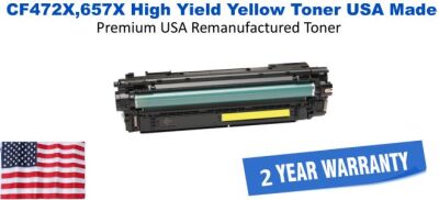 CF472X,657X High Yield Magenta Premium USA Remanufactured Brand Toner