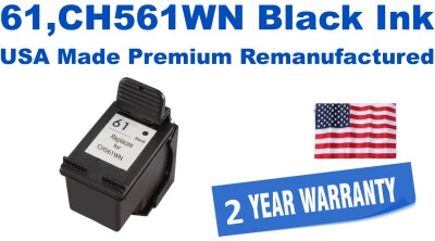 61,CH561WN Black Premium USA Made Remanufactured ink