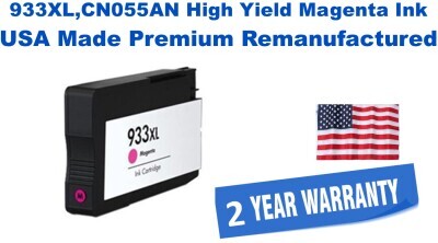 933XL,CN055AN High Yield Magenta Premium USA Made Remanufactured ink