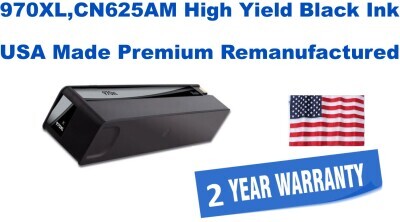 970XL,CN625AM High Yield Black Premium USA Made Remanufactured ink