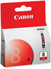 Genuine Canon CLI-8R Red Ink Cartridge (0626B002)