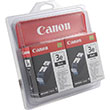 Genuine Canon 4479A271 Black Twin Pack Ink Cartridge (BCI-3eBk)
