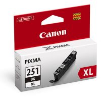 Canon 6448B001 Black Genuine Ink Cartridge (CLI-251XL)