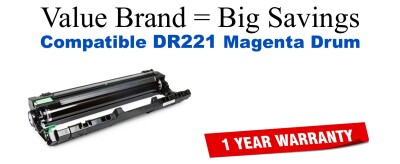 DR221M Magenta Compatible Value Brand Drum