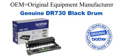 DR730 Black Genuine Brother Drum