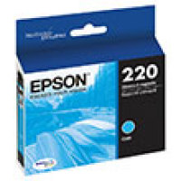 Genuine Epson T220220 Cyan Ink Cartridge